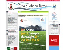 Tablet Screenshot of comune.abanoterme.pd.it